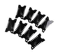 Giwnhvx 8Pack Acrylic Guitar Notched Radius Gauges Fingerboard Guitar Ruler Fretboard Measuring Tool for Bass Acoustic Guitar