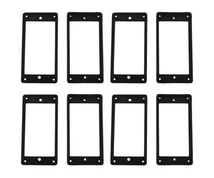 Giwnhvx 8Pcs Flat Humbucker Pickup Mounting Ring Frame ABS for Electric Guitar