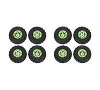 Giwnhvx 8Pcs Left & Right Tires Wheel Tyre Kit for 12428 12423 12427 1/12 RC Car Spare Replace Parts Accessories