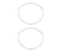 Giwnhvx 8Pcs/Set White Nylon Ukulele Strings Replacement Part for 21 Inch 23 Inch 26 Inch Stringed Instrument