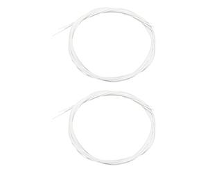 Giwnhvx 8Pcs/Set White Nylon Ukulele Strings Replacement Part for 21 Inch 23 Inch 26 Inch Stringed Instrument