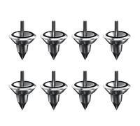 Giwnhvx 8X HIFI Audio Speaker Amplifier Shock Absorbing Foot Cone Feet Base Nail Isolation Spikes Stand Pad,1PCS M6 Foot Nail