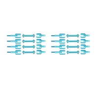 Giwnhvx 8x Metal Drive Shaft Dog Bone Cup Joint Set for TT01 TT-01 TT01D TT01E TT02 TT-02 1/10 RC Car Upgrade Parts