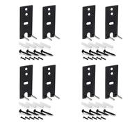 Giwnhvx 8X Steel Black Wall Mount Brackets Replacement for OmniJewel Lifestyle 650 & Surround Speakers 700