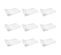 Giwnhvx 9-Piece Plastic Card Pocket Card Fiber Thin Unisex Clear Business Card Wallet Business Card Case