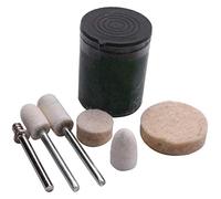 Giwnhvx 90Pcs Soft Felt Polishing Buffing Clean Wheel Kit for Rotary Tools
