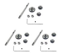 Giwnhvx 9x Metal Transmission Gear with D Steel Gears Set for D12 1/10 RC Car Upgrade Parts Accessories