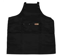 Giwnhvx Adjustable Apron with Pockets for Men and Women's Kitchen Restaurant Barbecue Apron,68X75cm Black