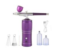 Giwnhvx Airbrush Kit Accessories Compressor Airbrush for Handheld Rechargeable Nail Airbrush Machine for Painting Model Makeup Cake Decor B