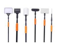 Giwnhvx Aquarium Cleaning Tools Kit Aquarium Clamp Set Fish Tank Net Gravel Rake Algae Scraper Fork Sponge Brush Glass-Cleaner