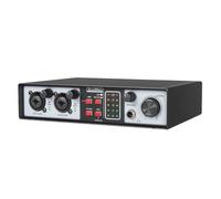 Giwnhvx Audio Interface Sound Card Metal 2 in 2 Out USB Computer Driver-Free Sound Card Live Recording Karaoke Mixer