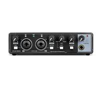 Giwnhvx Audio Interface Sound Card Monitor Electric Guitar Recording for Live Broadcast Studio Computer Audio Equipment