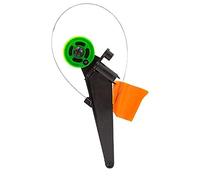 Giwnhvx Automaticly Winter IceFishing Rod Tip-Up with Spool Foldable Marker Flag for Outdoor Fishing Accessories Black and Green