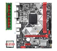 Giwnhvx B75-H Computer Motherboard +I3-2120 CPU +1X4G DDR3 1600MHz RAM LGA 1155 USB 3.0 SATA 3.0 Computer Motherboard