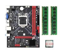 Giwnhvx B85M VHL Desktop Motherboard +I3-2130 CPU +2X DDR3 1600MHz 8G RAM LGA 1155 USB 3.0 SATA 3.0 Computer Motherboard Easy Install Easy to Use