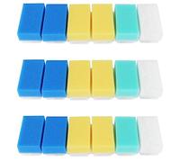 Giwnhvx Baby (18 Pieces) Soft Foam Washer with Cradle Cap Brush Body,Hair and Scalp Clean Gentle Baby Sensory Brush