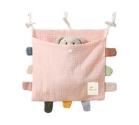 Giwnhvx Baby Bed Side Organiser Cotton Bed Storage BagEssentials Storage Bag Baby Hanging Bag for Baby Nappy Toy Clothes,A