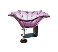 Giwnhvx Balcony Bird Bath Railing Bird Feeder Birdbath Bowl Fence Bird Bath with Heavy Duty Adjustable Base Deck Rail