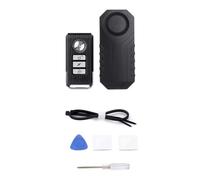 Giwnhvx Bicycle Alarm Bell 113dB Electric Bike Horn Motorbike Security Anti Theft Wireless Remote Control Vibration Detector