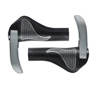 Giwnhvx Bicycle Grips Integrated Comfort Cycling Hand Rest Mountain Bike Handlebar Casing Sheath Shock Absorption,Silver