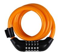 Giwnhvx Bicycle Locks, Electric Bike Five-Digit, Mountain Bike Bar Wire Rings, Anti-Theft Yellow
