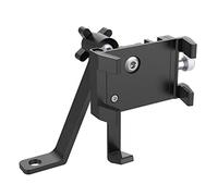 Giwnhvx Bike Phone Holder Aluminum Alloy Bike 360° Rearview Mirror Rotation Stand for Road Bike Motorcycle Black