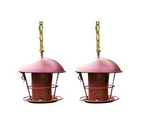 Giwnhvx Bird Feeder, Garden Outdoor Decoration Bird Feeders for Outdoors Hanging,Outdoor Metal Bird Feeder 2pcs