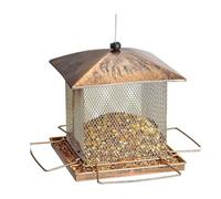 Giwnhvx Bird Feeders for Outdoors Hanging - Large Capacity Heavy Duty Metal Squirrel Proof Wild Bird Feeders for Cardinal