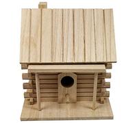 Giwnhvx Bird House Wall-Mounted Wooden Nest Dox Nest House Bird House Bird Box Wooden Box Cage Decoration Garden Ornament
