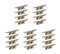 Giwnhvx Boat Dock Cleat 4 Inch for Mooring Boat Bronze Host Cast Iron Suitable for Nautical Beach Lake Maritime Decor,20Pcs