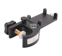 Giwnhvx Bracket Cradle with Compass Phone Holder Pole Clamp for GPS for Data Collector Total Station