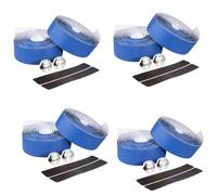 Giwnhvx Breathable Carbon Pattern Bicycle Road Bike Straps Anti-Slip Shock-Absorbing Carbon Pattern Handlebar Tape Blue