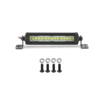 Giwnhvx Bright Light Bar 75mm for 1/10 RC Crawler Car Axial SCX10 90046-4 CC01 D90 Redcat Accessories