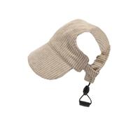Giwnhvx Brown Dog Sun Hat Fashion Casual UV Protection Breathable Ear Holes Adjustable Pet Hat for Outdoor Travel Camping Easy Install