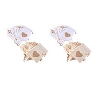 Giwnhvx Burlap Bags, 40Pack 4X5.5Inch Drawstring Heart Burlap Gift Bag Candy Pouches Linen Pockets for Valentine's Day Christmas