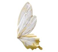Giwnhvx Butterfly Shaped Flower Wrapping Paper Waterproof Bouquet Flower Wrapping Paper Butterfly Shaped Paper Gold