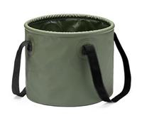 Giwnhvx Camping Folding Bucket Multifunctional Portable Fishing Bucket Telescopic Vehicle-Mounted Water Bucket Green