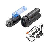 Giwnhvx Car Air Pump + Vacuum Cleaner Power Bank Lighting Pump Portable Folding Powerful Vacuum Cleaner