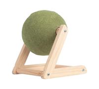 Giwnhvx Cat Mint Ball Toy, Catnip Floor Ball Toy, Interactive Catnip Toy, Rotatable Catnip Roller Ball Floor Mount Easy Install (Small)