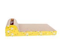Giwnhvx Cat Scratcher Claw Grinding Tool Corrugated Board Scratching Toy Sofa Cushion Bed Nail Grinding Pad P-Shaped