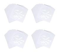 Giwnhvx CD DVD Sleeves, DVD CD Media Paper Envelop Sleeves Holder with Clear Window Close Flap White, Pack of 400