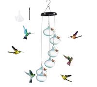 Giwnhvx Charming Wind Chimes Hummingbird Feeders Charming Wind Chimes Hummingbird Feeders Windchime Hummingbird Feeder, Easy Install Easy to Use C