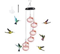 Giwnhvx Charming Wind Chimes Hummingbird Feeders Charming Wind Chimes Hummingbird Feeders Windchime Hummingbird Feeder, Easy Install B