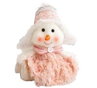 Giwnhvx Christmas Pink Ornaments Cute Doll Christmas Faceless Doll Cartoon Three-Dimensional Small Ornaments C