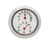 Giwnhvx Circular Hygrometer Mini Hygrometer Silver Wet and Dry Thermometer Guitar Thermometer Violin Thermometer