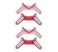 Giwnhvx Corner Clamps 3Inch 4Pcs 90 Degree Right Angle Clamp Clamp for Wood Working Metal DIY Glass Picture Framing Jig