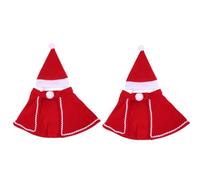Giwnhvx Cute Winter Pet Cape Dog Cat Christmas Clothes Keep Warm Puppy Christmas Funny Christmas Pet Costume