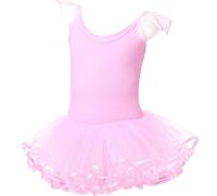 Giwnhvx Dance One-Piece Dress Skirt Exercise Clothes Young Children'S Back Ballet Mesh Dress-120