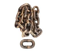 Giwnhvx Dog Traction Rope Simulation Thick Chain Big Iron Chain Funny Prank Dog Walking Pet Supplies Rope Copper Color