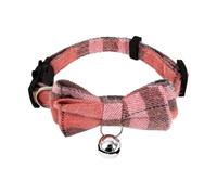 Giwnhvx E-Cute Cat Collar Small Puppy Cat Dog Collars Bow Kitten Collar Bowknot Necklace with Bell for Dog Cat